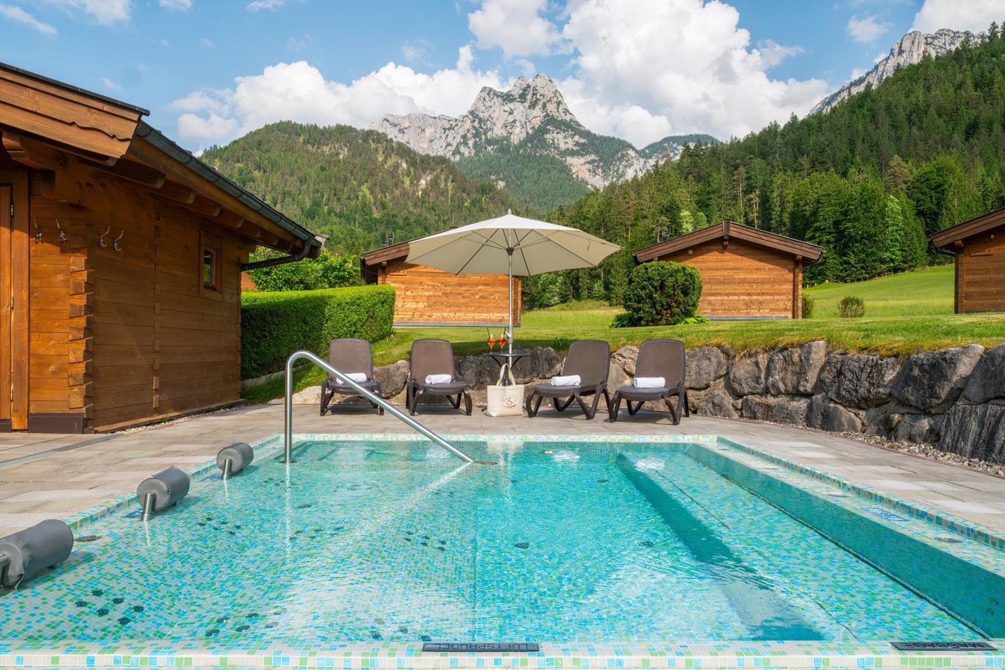 Hotel Vitaloase zu den drei Brüdern Unken Exterior foto