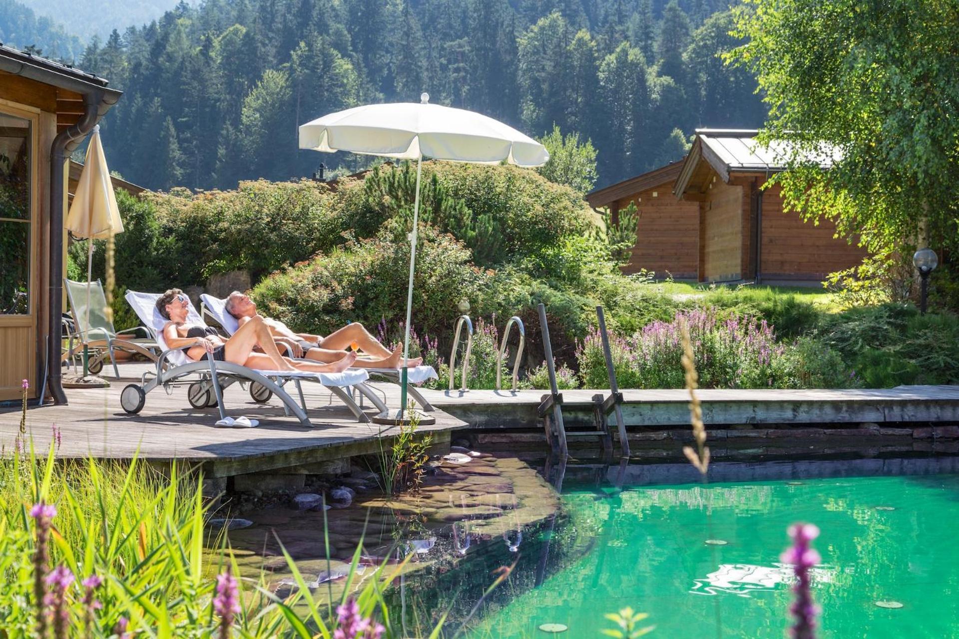 Hotel Vitaloase zu den drei Brüdern Unken Exterior foto
