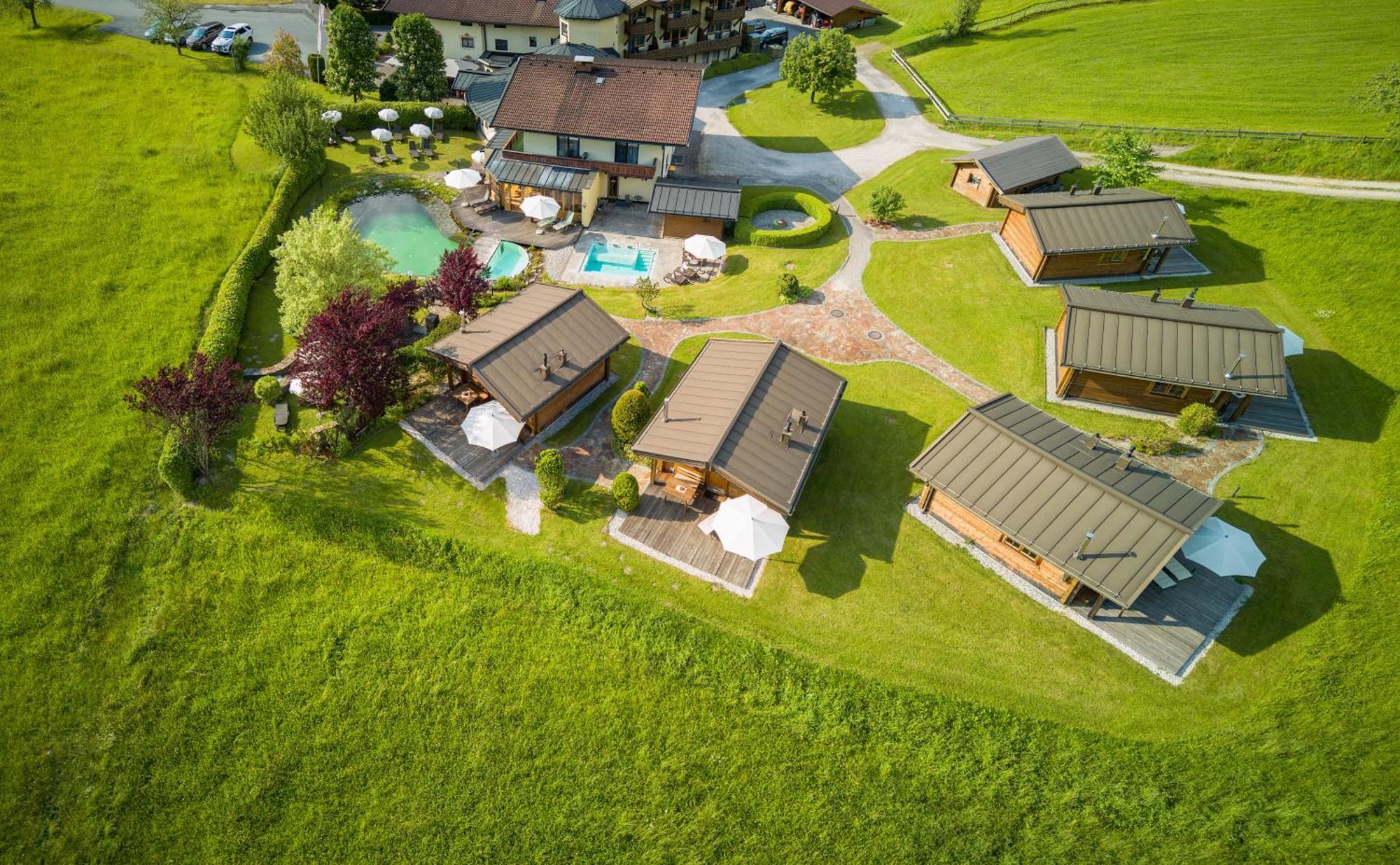 Hotel Vitaloase zu den drei Brüdern Unken Exterior foto